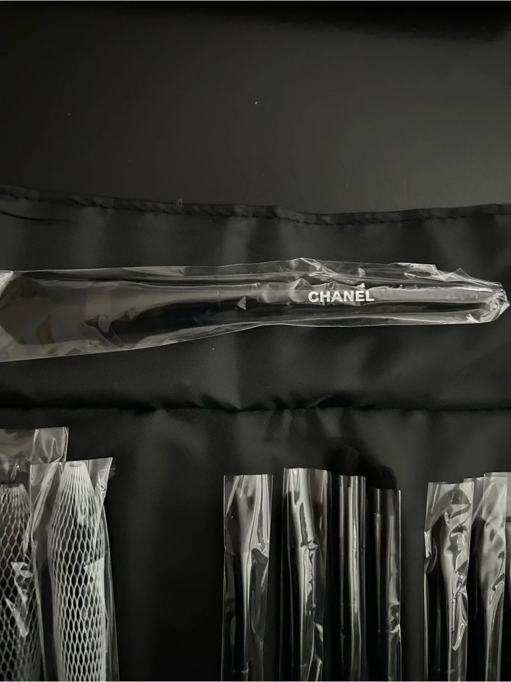 Designer inspired Black Makeup Brush Set with Protective Case